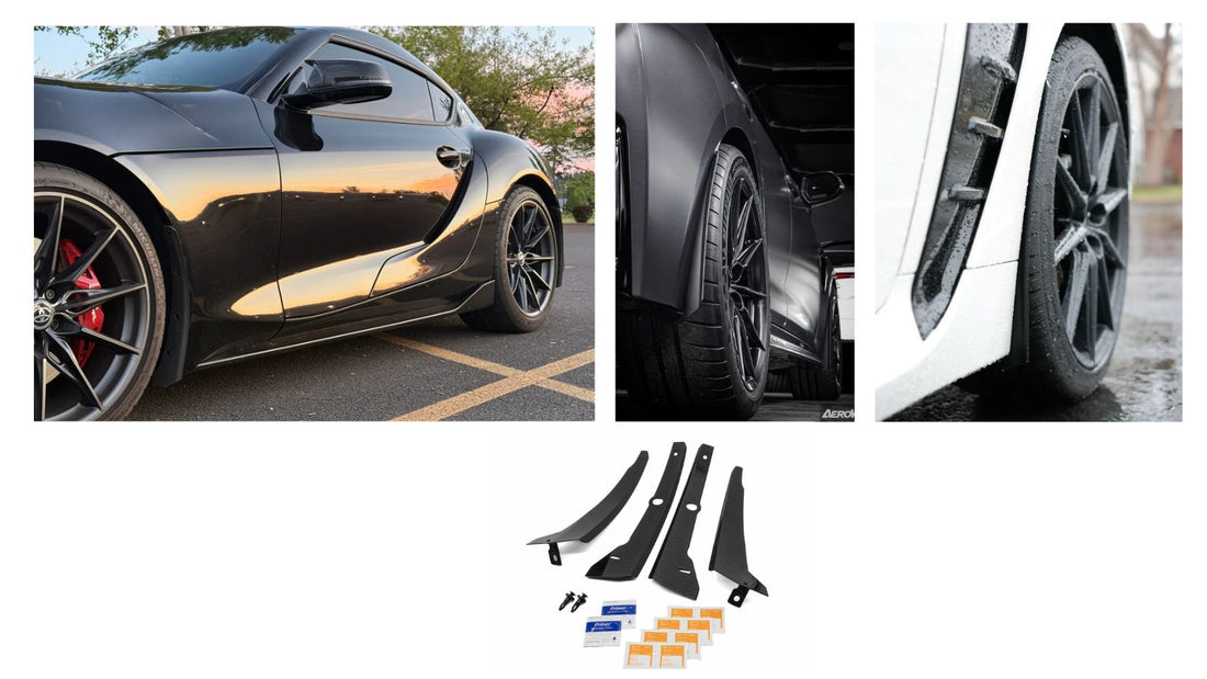 mud flaps for sports cars, GR Corolla mud flaps, FL5 mud flaps
