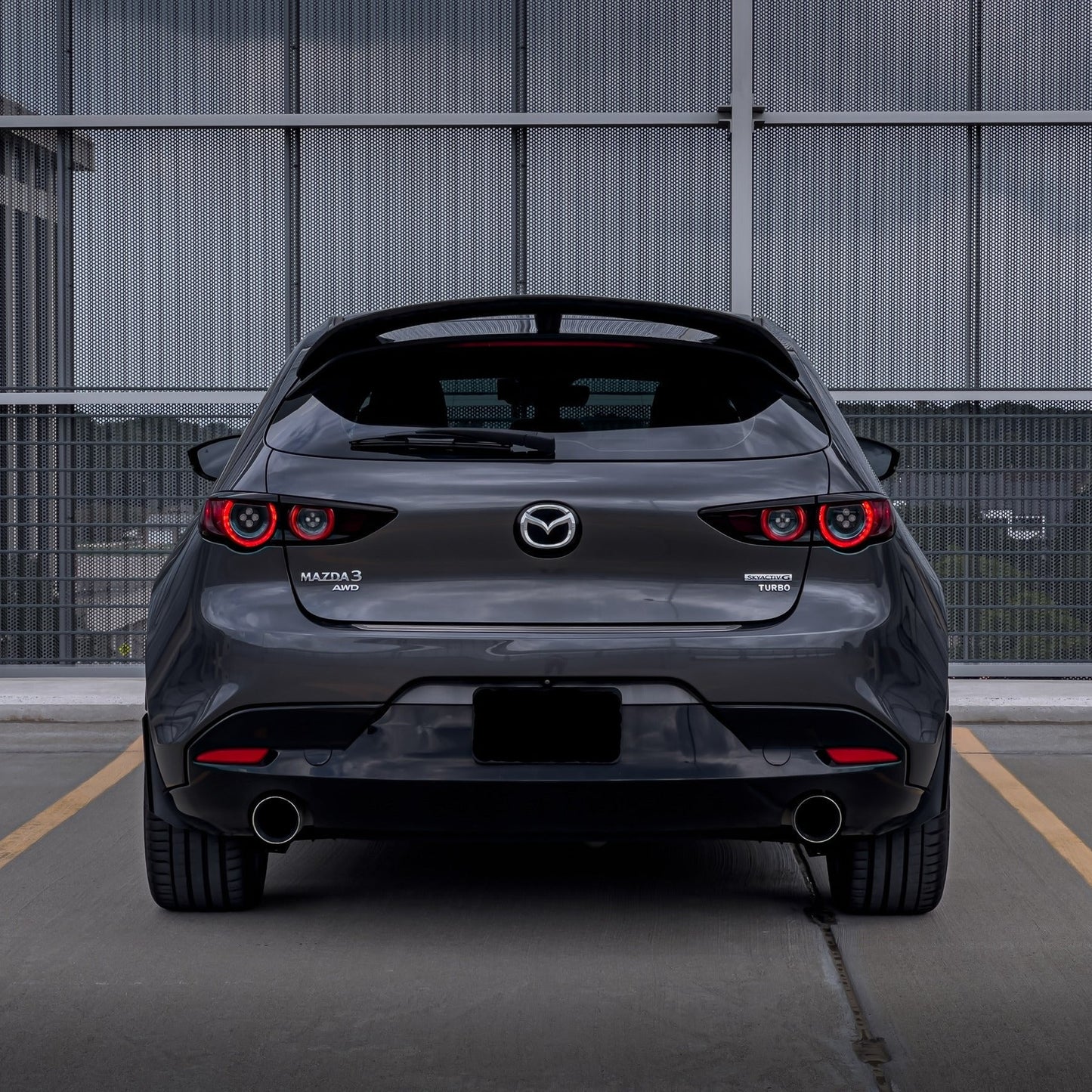Mazda3 splash guards rear