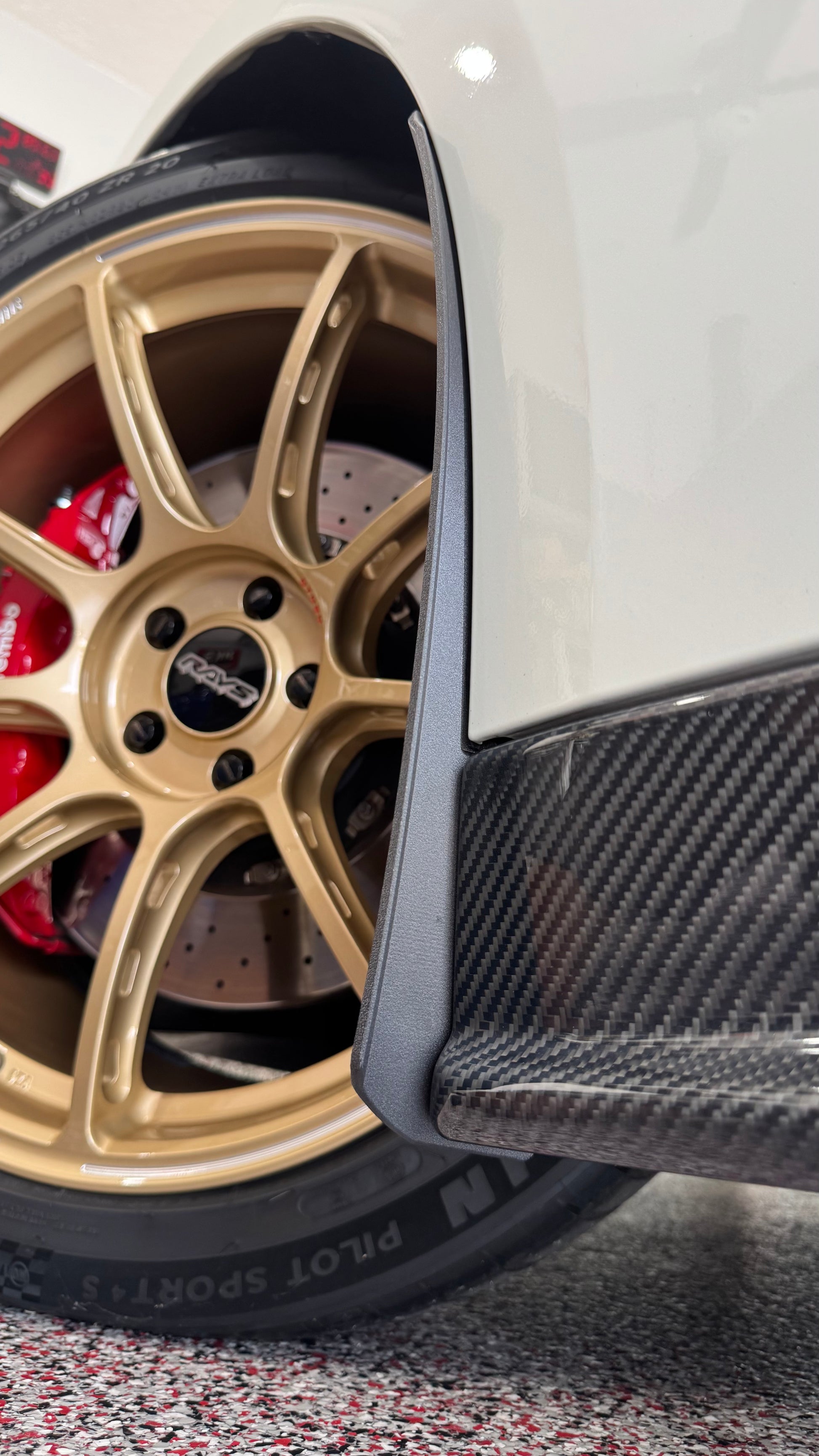 Megachip front splash guard Nissan R35 GTR