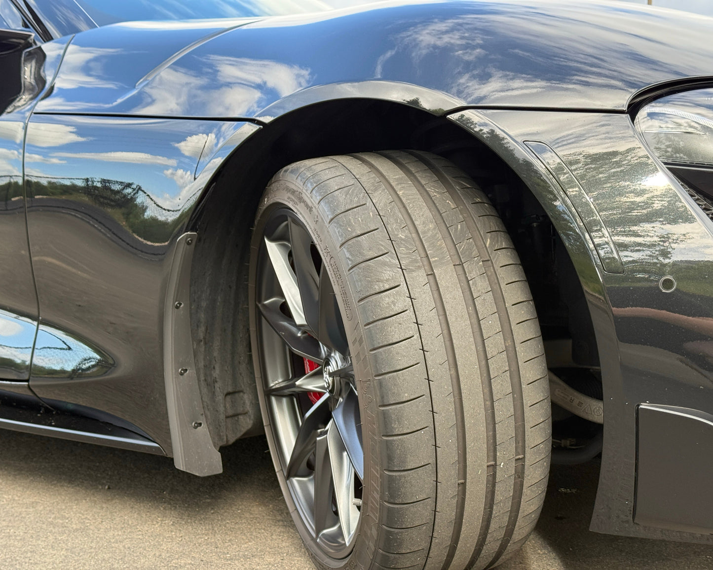 Toyota Supra front Megachip guard