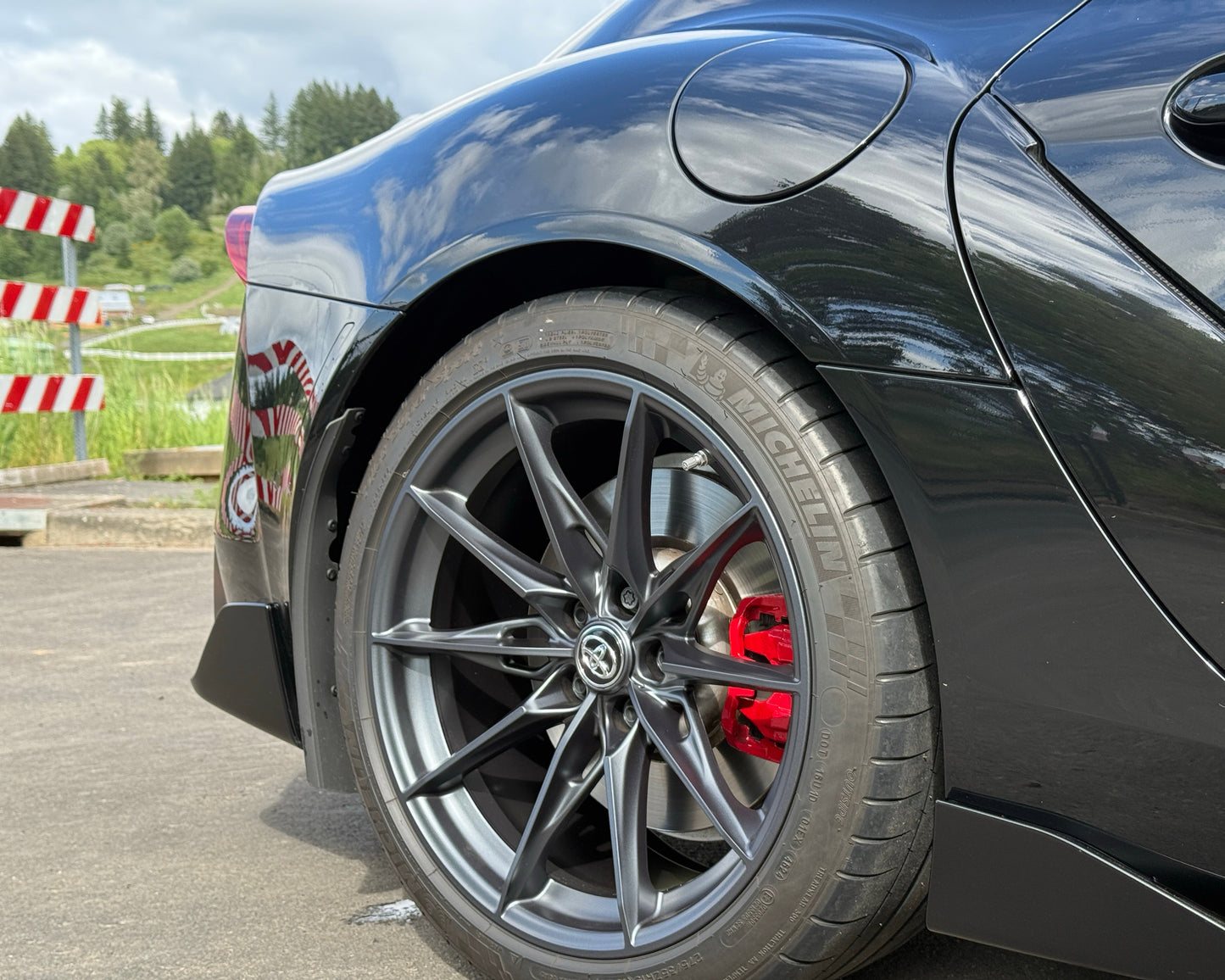 Toyota Supra rear Megachip guard