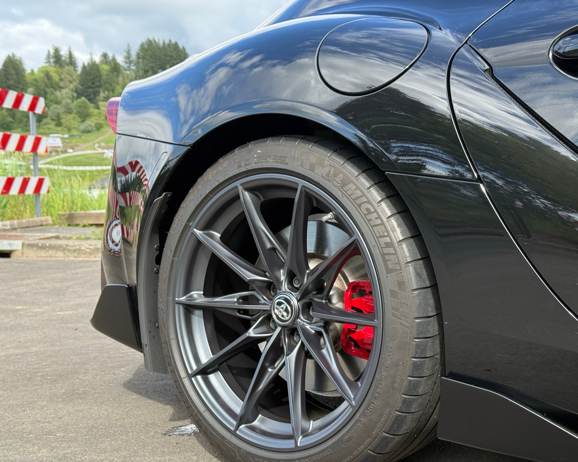 Toyota Supra rear Megachip guard