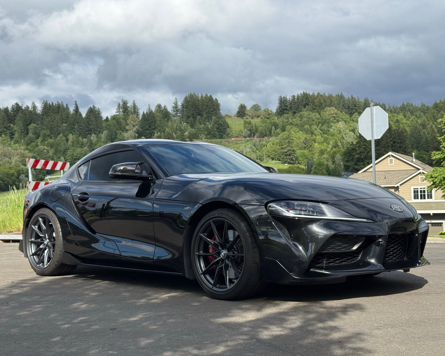 Toyota Supra full shot with Megachip guards
