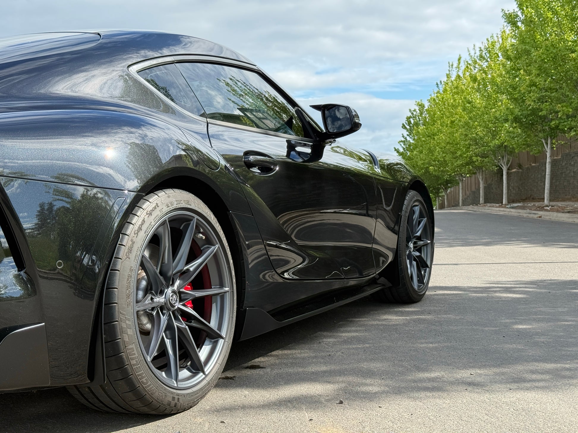 Toyota Supra rear Megachip guard